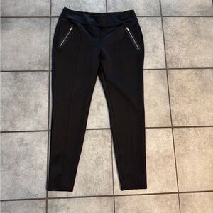 Fabletics Black Pants with Tapered Design